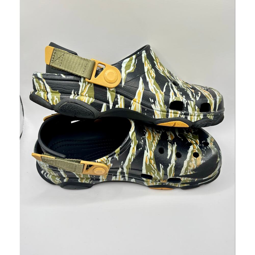 Crocs All Terrain Tiger Camo Unisex clogs shoes outdoor indoor wear sandal W8 M6 - Picture 3 of 8